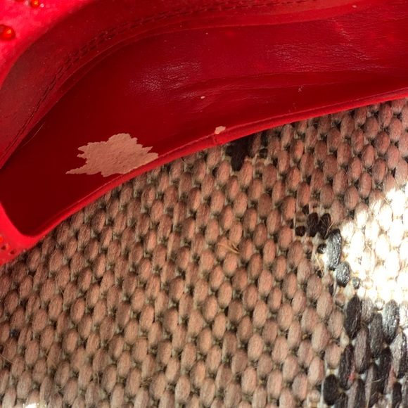 Gianni Bini Ruby Red Heels - Picture 5 of 6